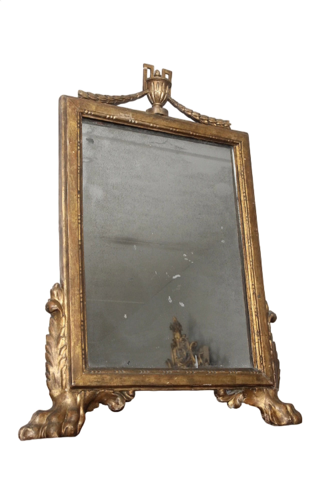 Empire gilded wood mirror, early 19th century 13