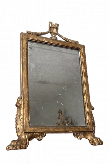 Empire gilded wood mirror, early 19th century