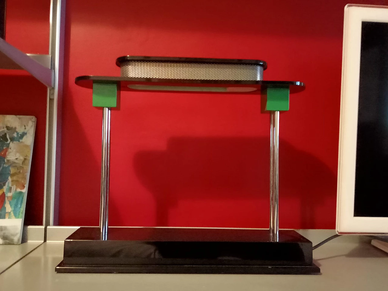 Lampada da tavolo Pausania di Ettore Sottsass per Artemide, anni '80 1