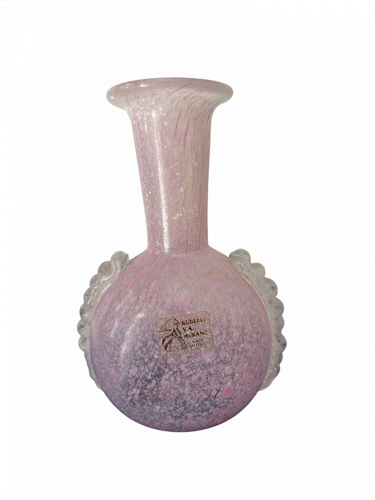 Murano glass vase by Paolo Rubelli, 1980s 8