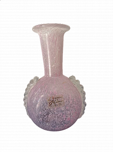 Murano glass vase by Paolo Rubelli, 1980s