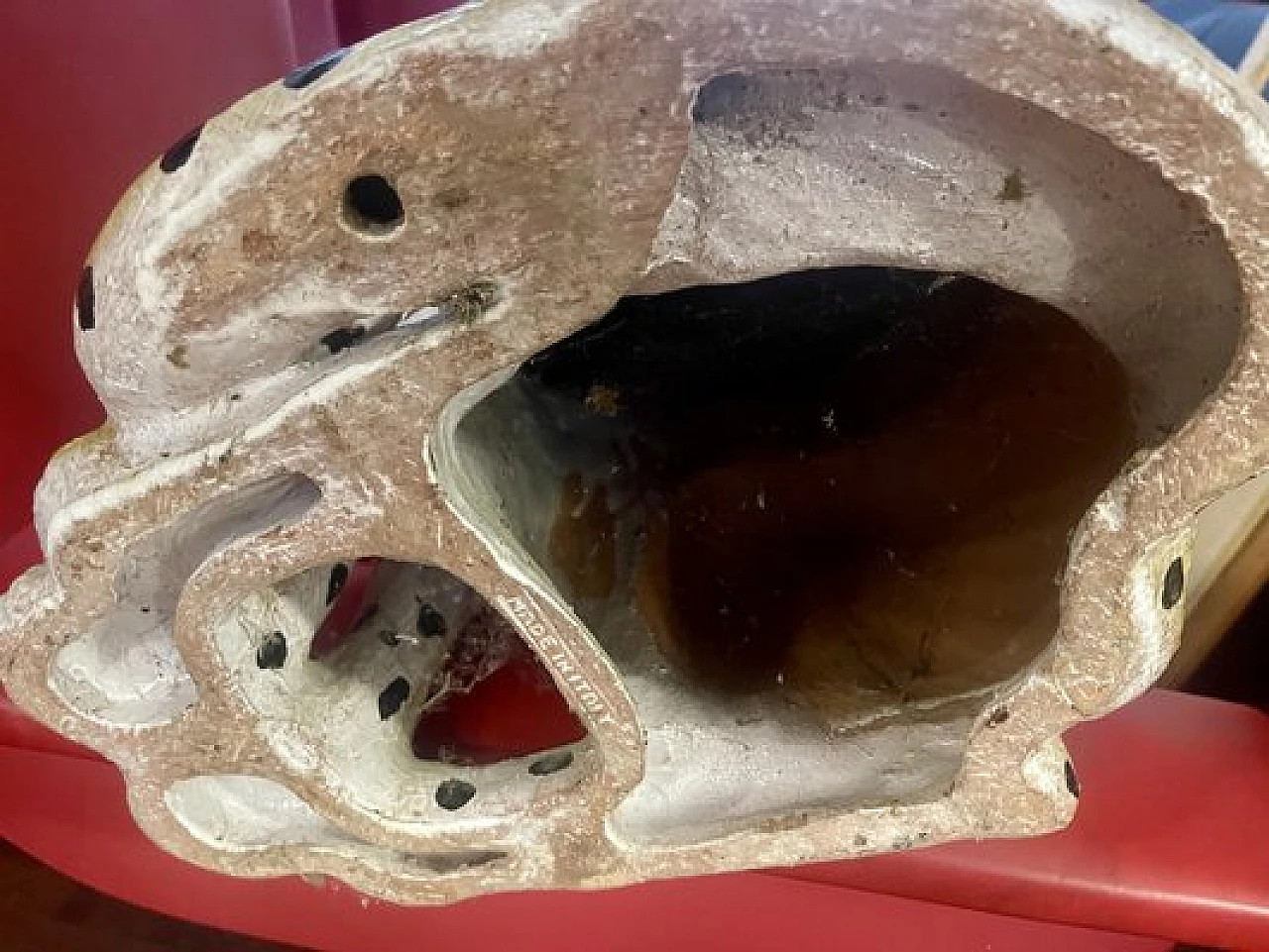 Ceramic leopard sculpture, 1970s 5