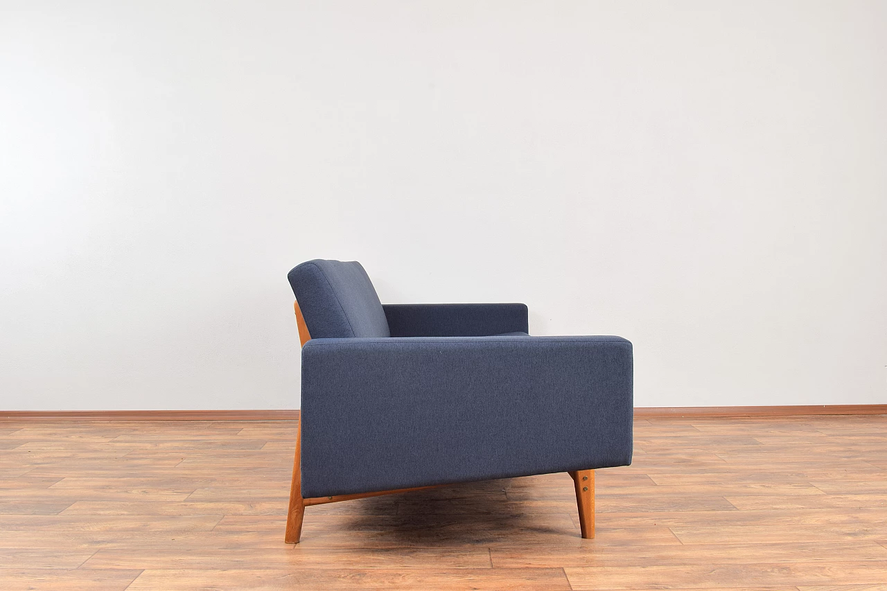 Solid teak-stained beechwood dormeuse by Karl-Erik Ekselius for JOC Vetlanda, 1960s 6