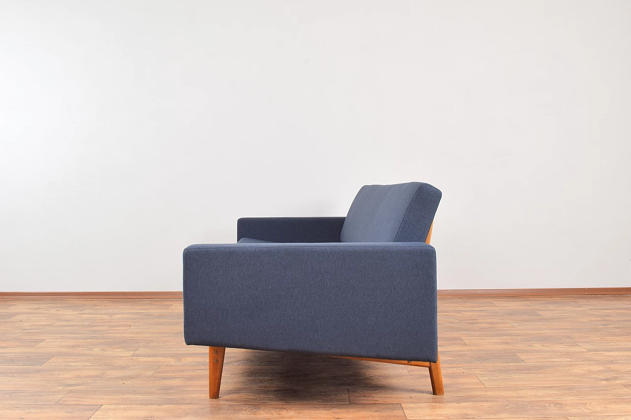 Solid teak-stained beechwood dormeuse by Karl-Erik Ekselius for JOC Vetlanda, 1960s 7