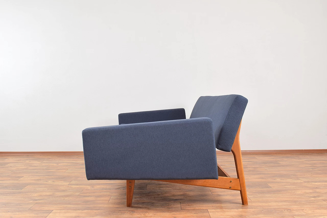 Solid teak-stained beechwood dormeuse by Karl-Erik Ekselius for JOC Vetlanda, 1960s 8