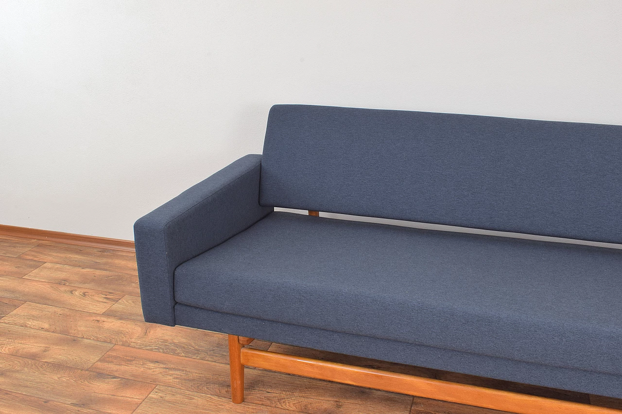 Solid teak-stained beechwood dormeuse by Karl-Erik Ekselius for JOC Vetlanda, 1960s 14