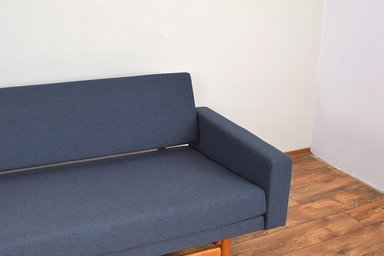 Solid teak-stained beechwood dormeuse by Karl-Erik Ekselius for JOC Vetlanda, 1960s 16