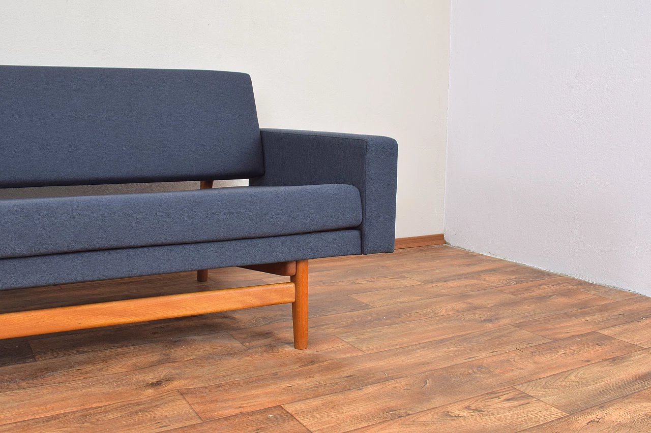 Solid teak-stained beechwood dormeuse by Karl-Erik Ekselius for JOC Vetlanda, 1960s 17