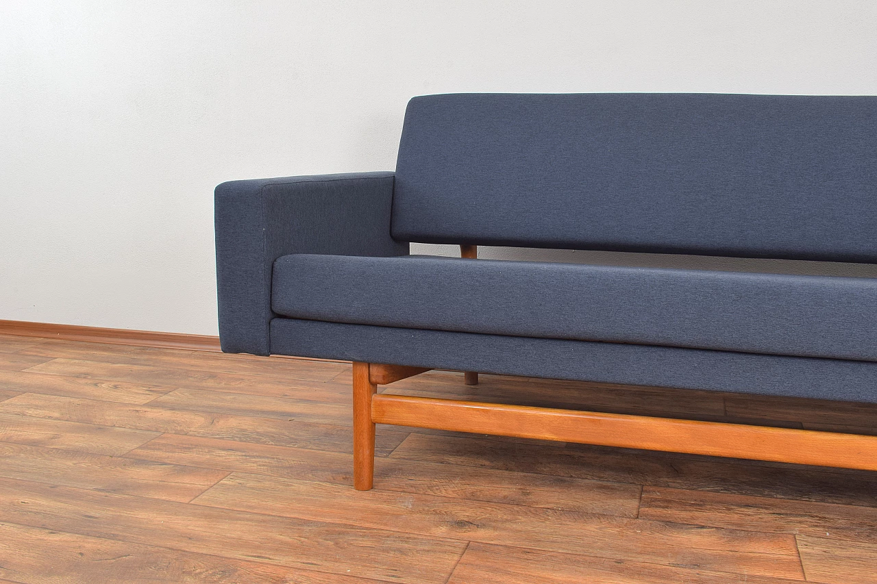 Solid teak-stained beechwood dormeuse by Karl-Erik Ekselius for JOC Vetlanda, 1960s 18