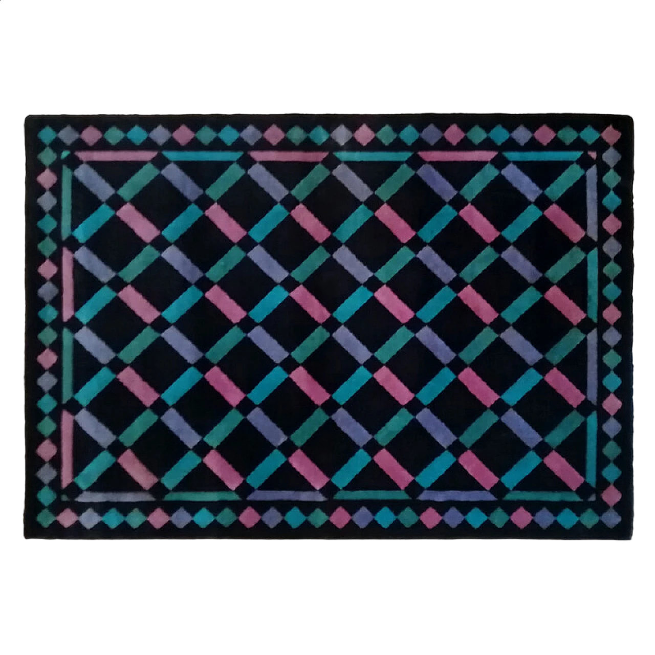 Tappeto Arlequine di Missoni per T&J Vestor, anni '80 8