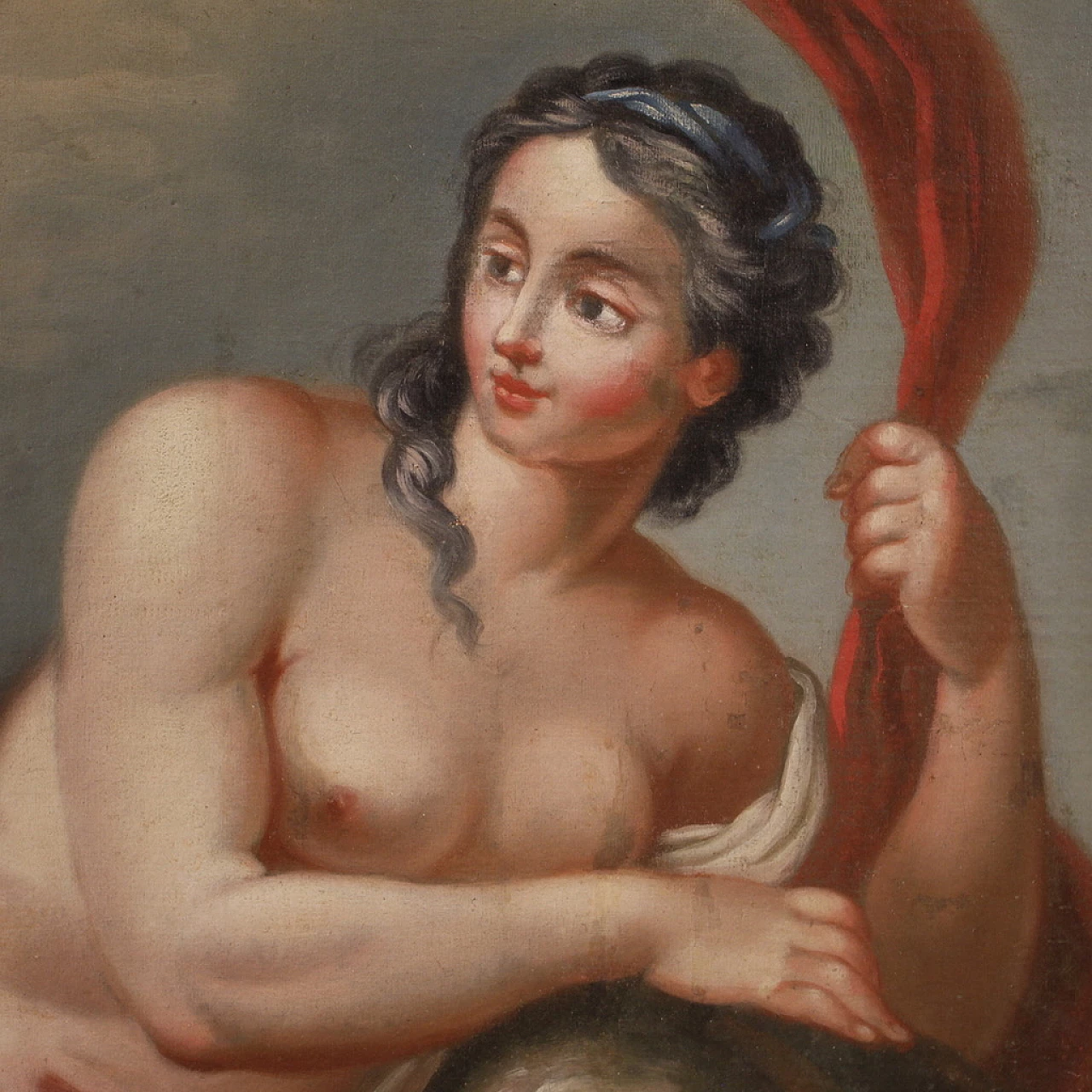 Triumph of Galatea, oil painting on canvas, second half of the 18th century 10