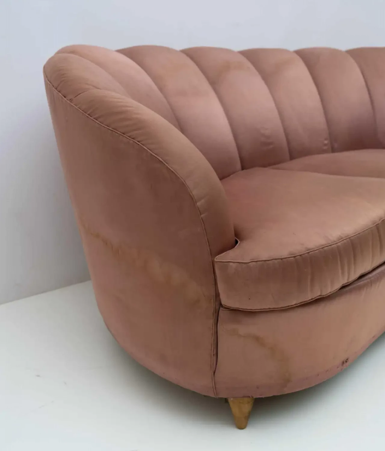 Curved sofa by Gio Ponti for Casa e Giardino, 1930s 4