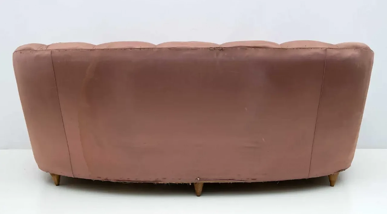 Curved sofa by Gio Ponti for Casa e Giardino, 1930s 10
