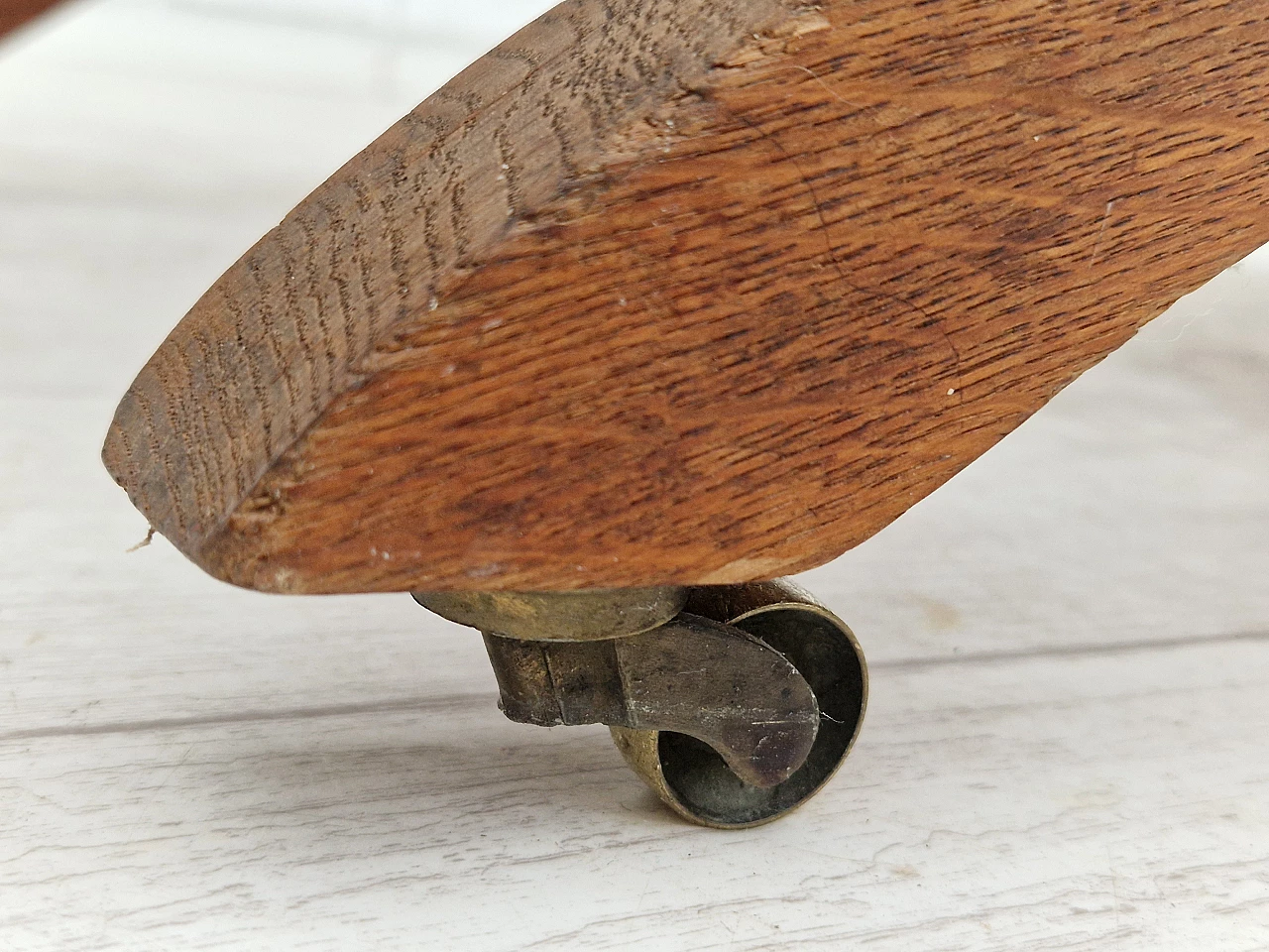 Armchair with footstool by Jas Shoolbred in the style of Morris and Co., 1950s 14