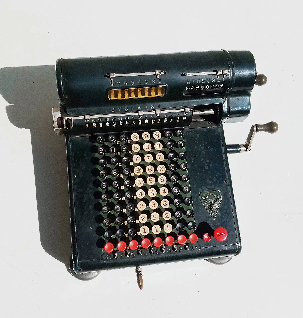 HS8-36961 adding machine calculator by Marchant, 1920s 2