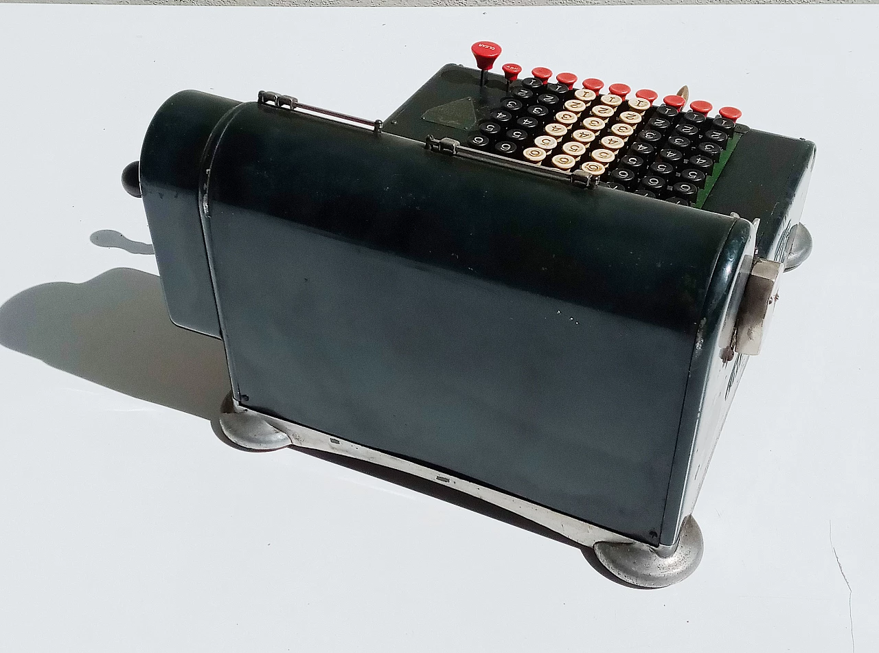 HS8-36961 adding machine calculator by Marchant, 1920s 8