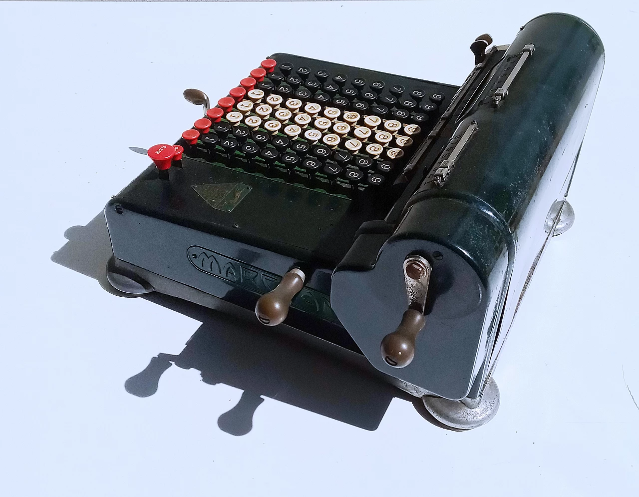 HS8-36961 adding machine calculator by Marchant, 1920s 9