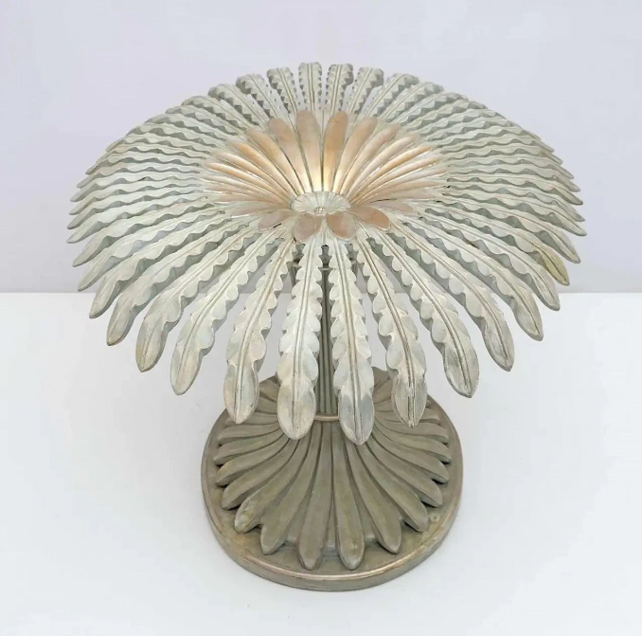 Tavolo da pranzo a palmette attr. Pierluigi Colli, anni '70 8