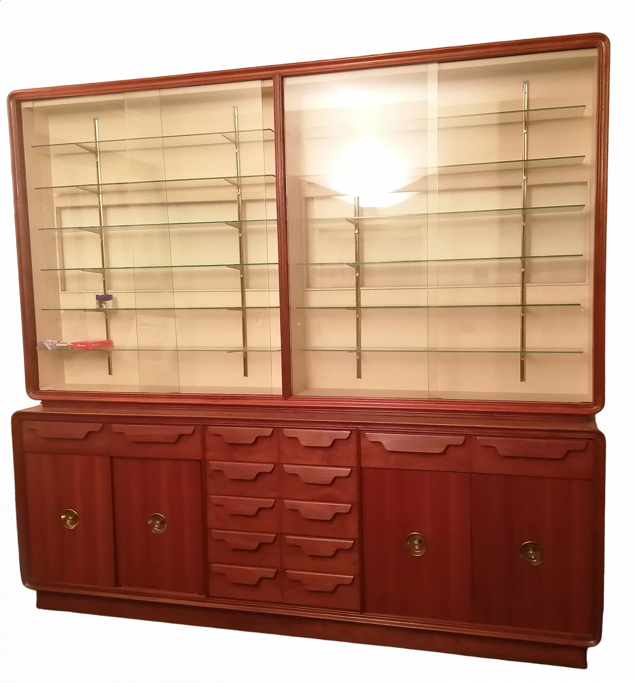 Apothecary sideboard with display case, 1940s 10