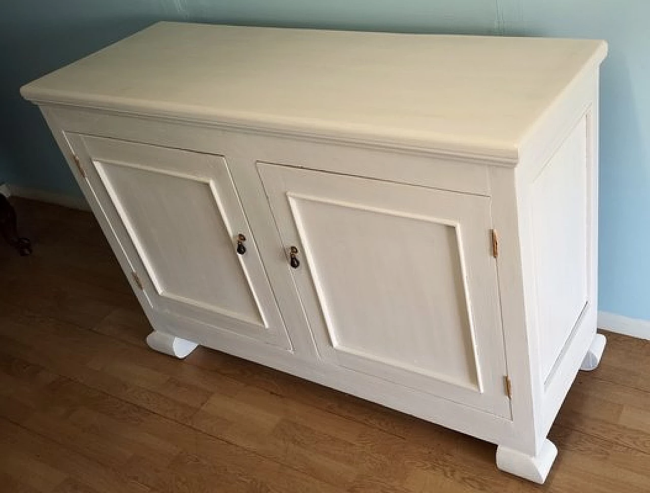 White painted spruce and chestnut sideboard 2