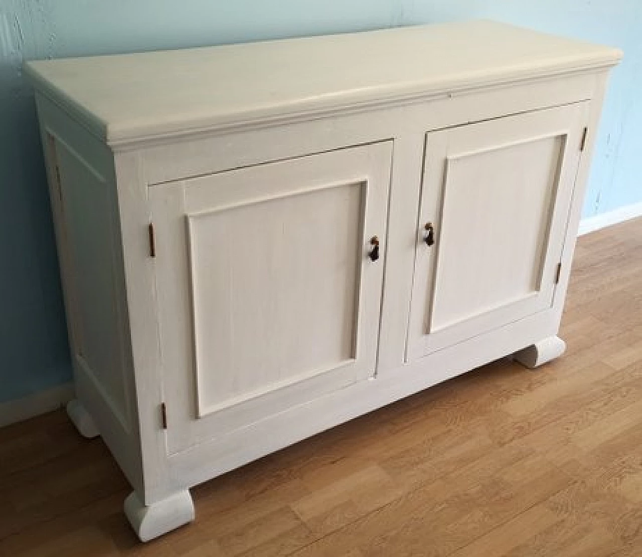 White painted spruce and chestnut sideboard 3