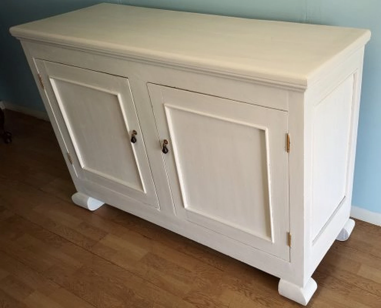 White painted spruce and chestnut sideboard 4