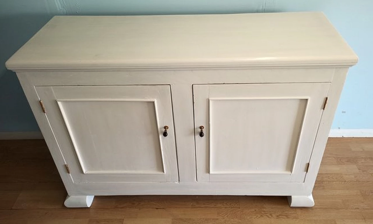 White painted spruce and chestnut sideboard 5