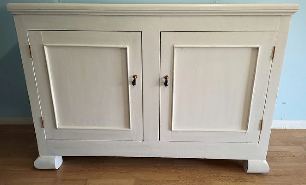 White painted spruce and chestnut sideboard 6