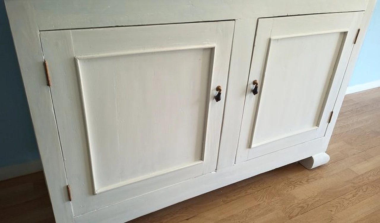 White painted spruce and chestnut sideboard 7