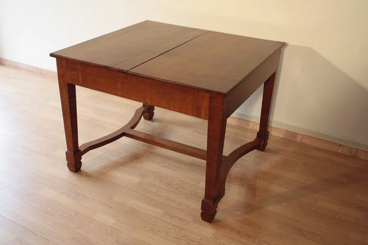 Liberty solid cherry wood extendable table, 1920s 3