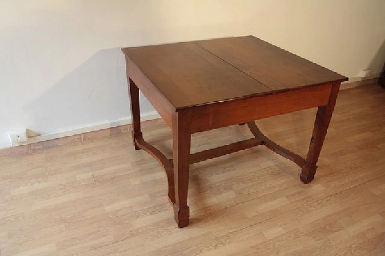 Liberty solid cherry wood extendable table, 1920s 4