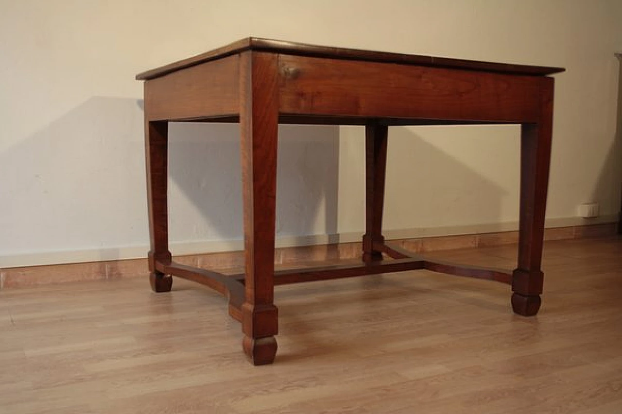 Liberty solid cherry wood extendable table, 1920s 8