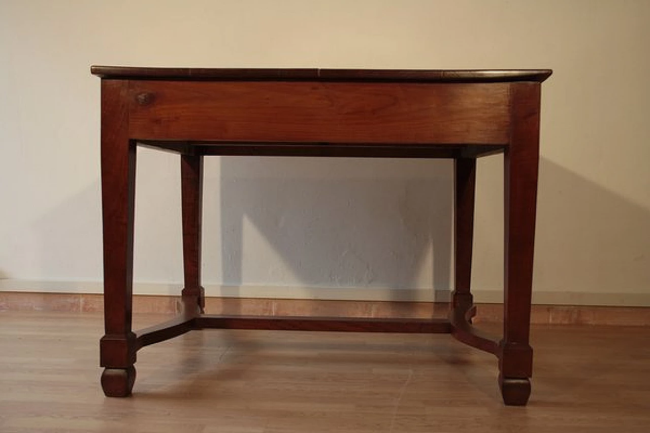 Liberty solid cherry wood extendable table, 1920s 12