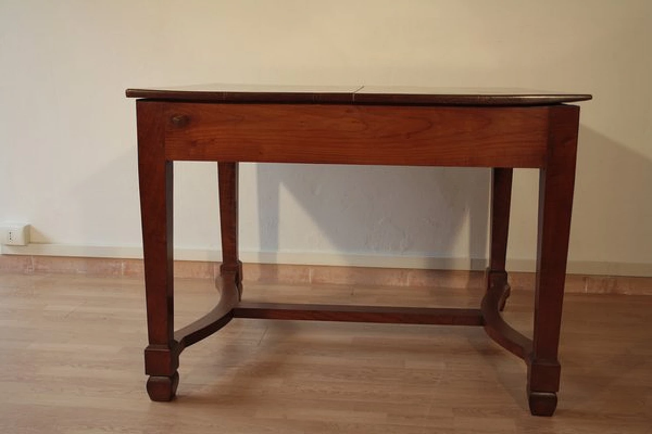 Liberty solid cherry wood extendable table, 1920s 13