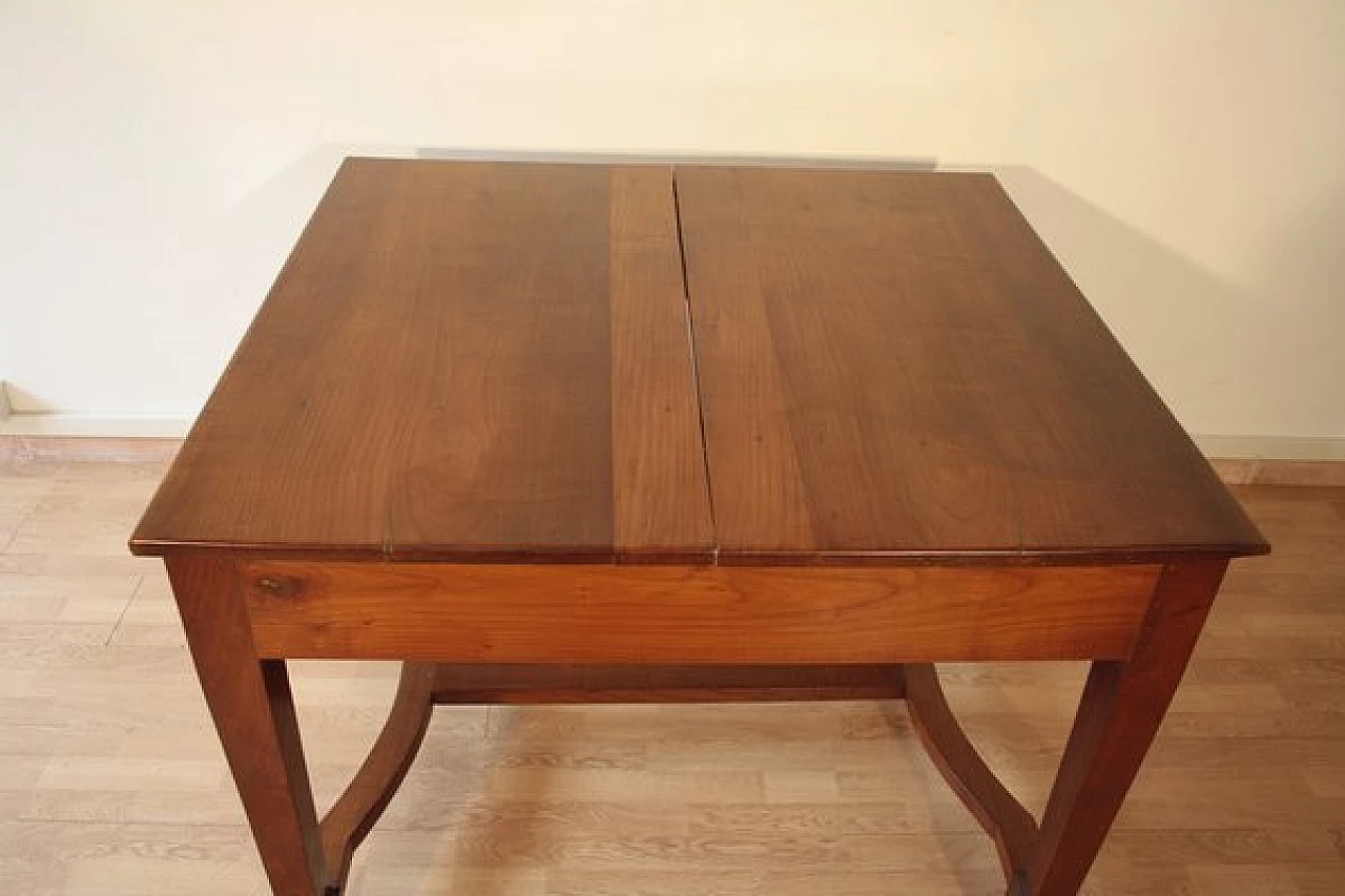 Liberty solid cherry wood extendable table, 1920s 15
