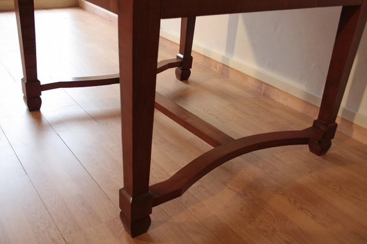 Liberty solid cherry wood extendable table, 1920s 17