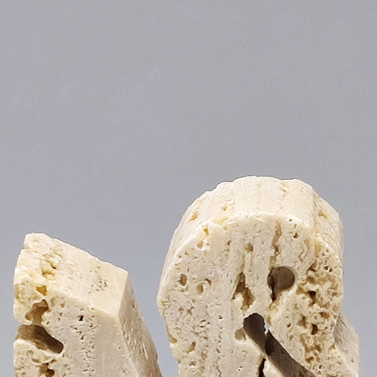 Travertine swan sculpture by Enzo Mari for F.lli Mannelli, 1970s 5