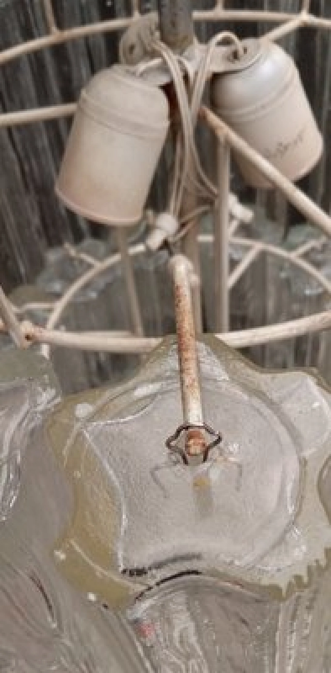 Lampadario con tubi in vetro di Murano a forma di stella, anni '60 6