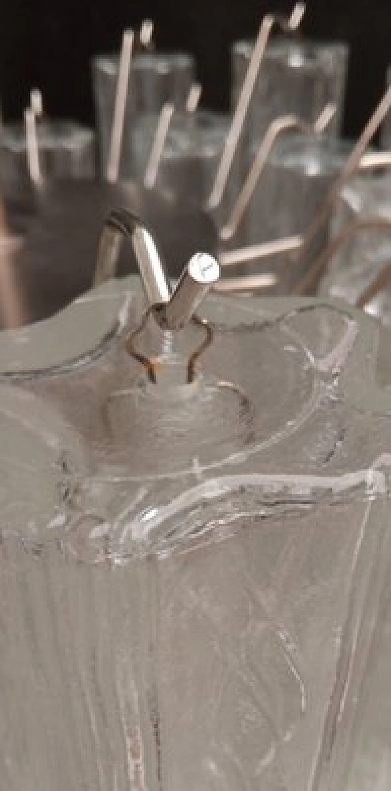 Storm Tubes Murano glass chandelier by JT Kalmar, 1970s 8