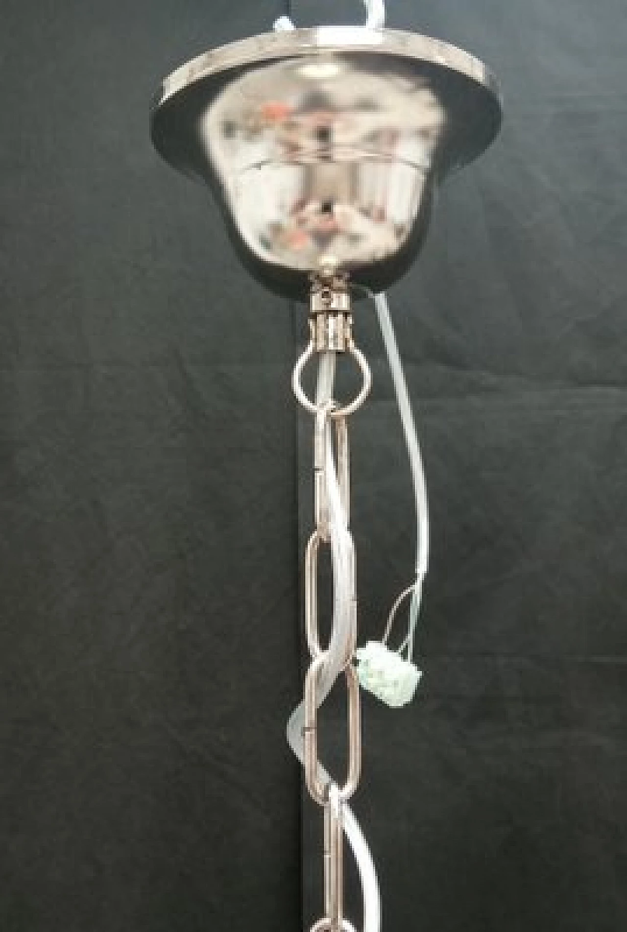 Transparent and amber Murano glass chandelier attributed to VeArt, 1970s 12
