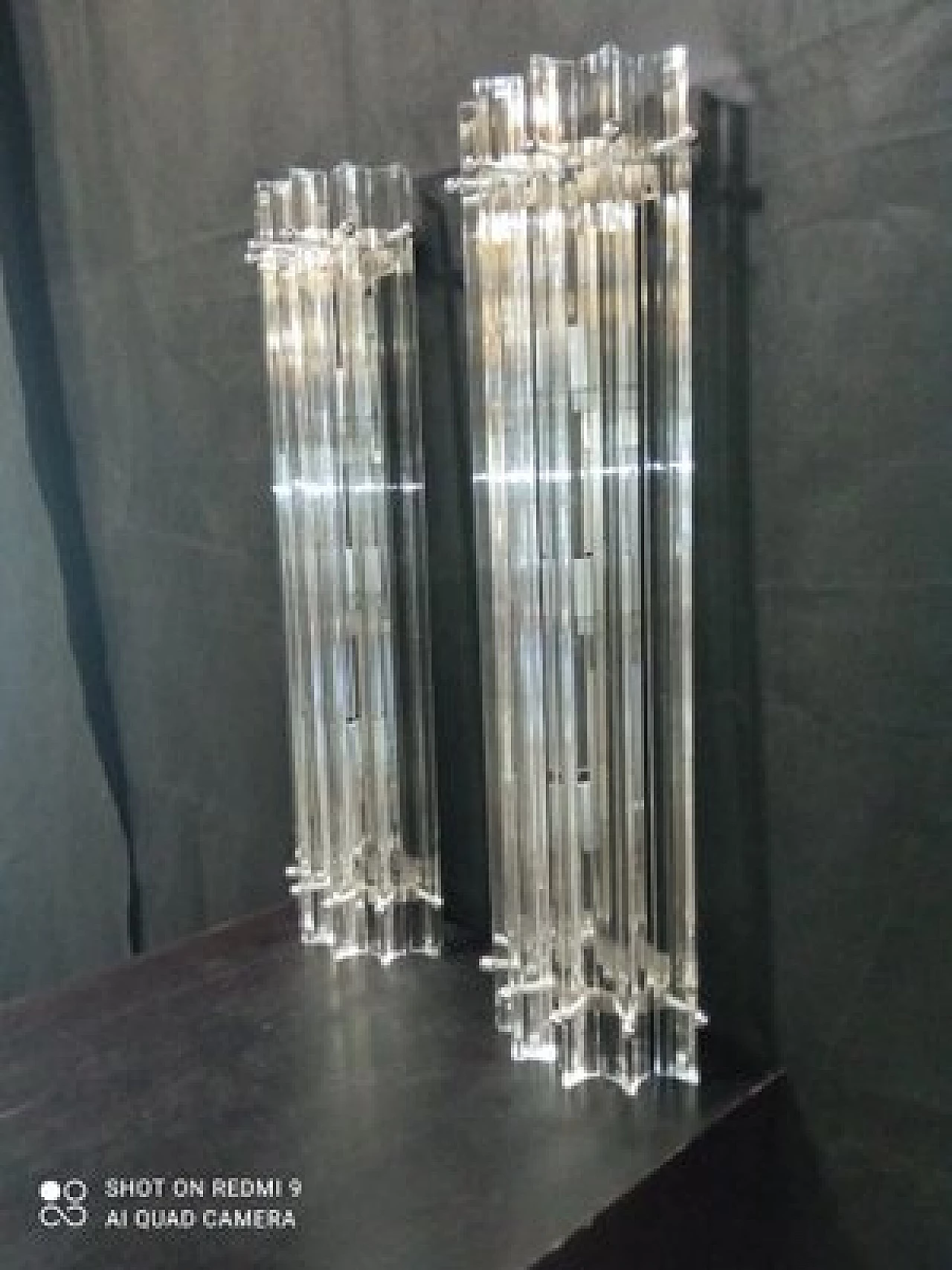 Pair of Murano glass wall lights, 1990s 9