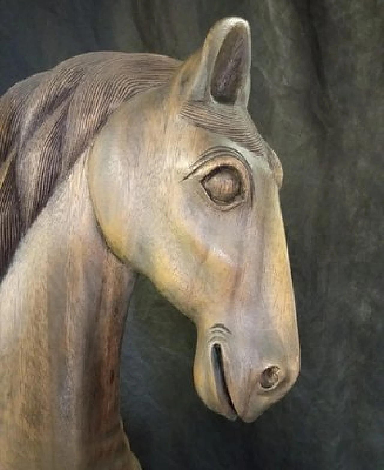 Scultura di cavallo in noce, anni '20 6