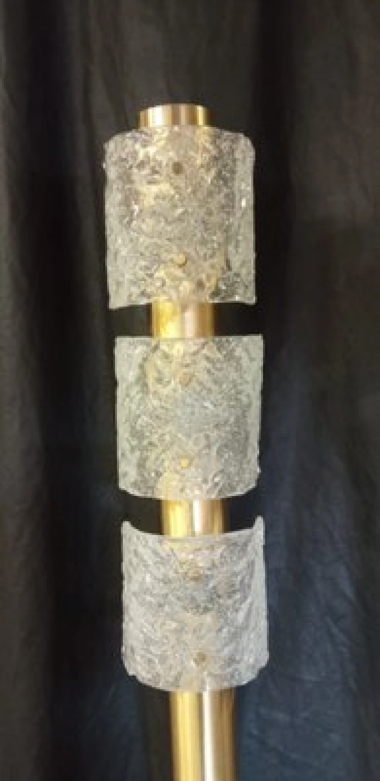 Lampada da terra in vetro di Murano fatto a mano, anni '70 5