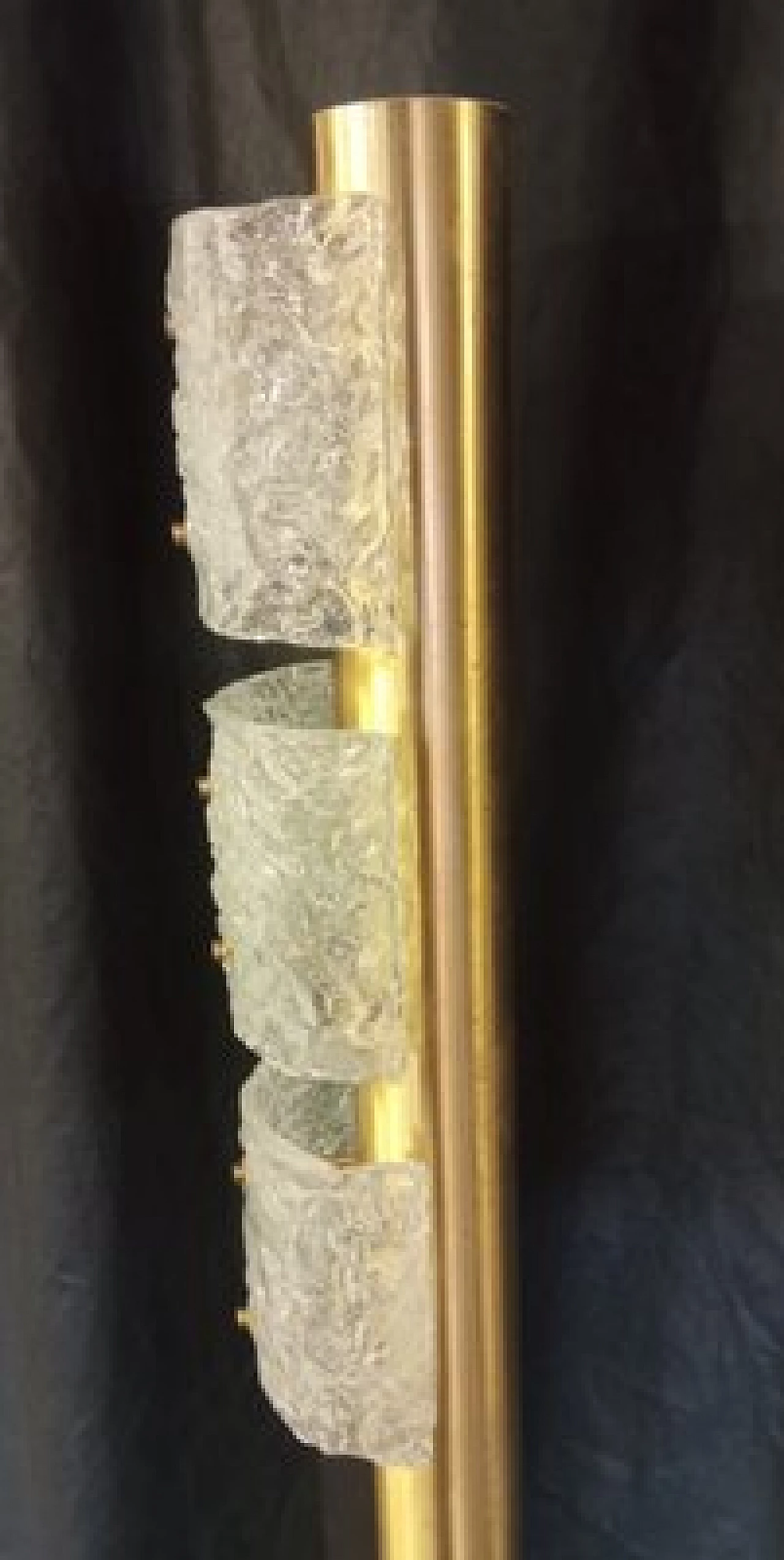 Lampada da terra in vetro di Murano fatto a mano, anni '70 6