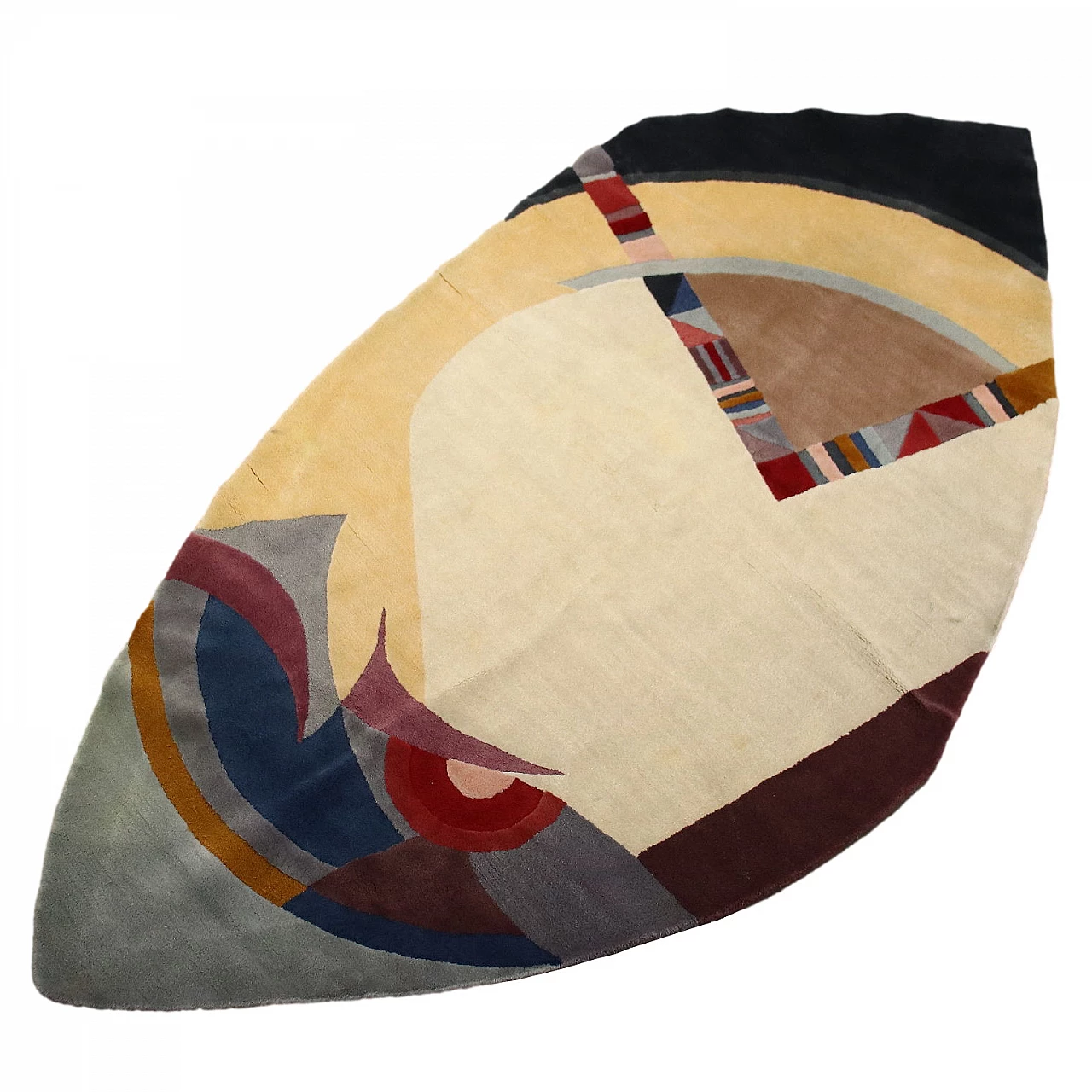 Tappeto italiano patchwork, anni '70 1