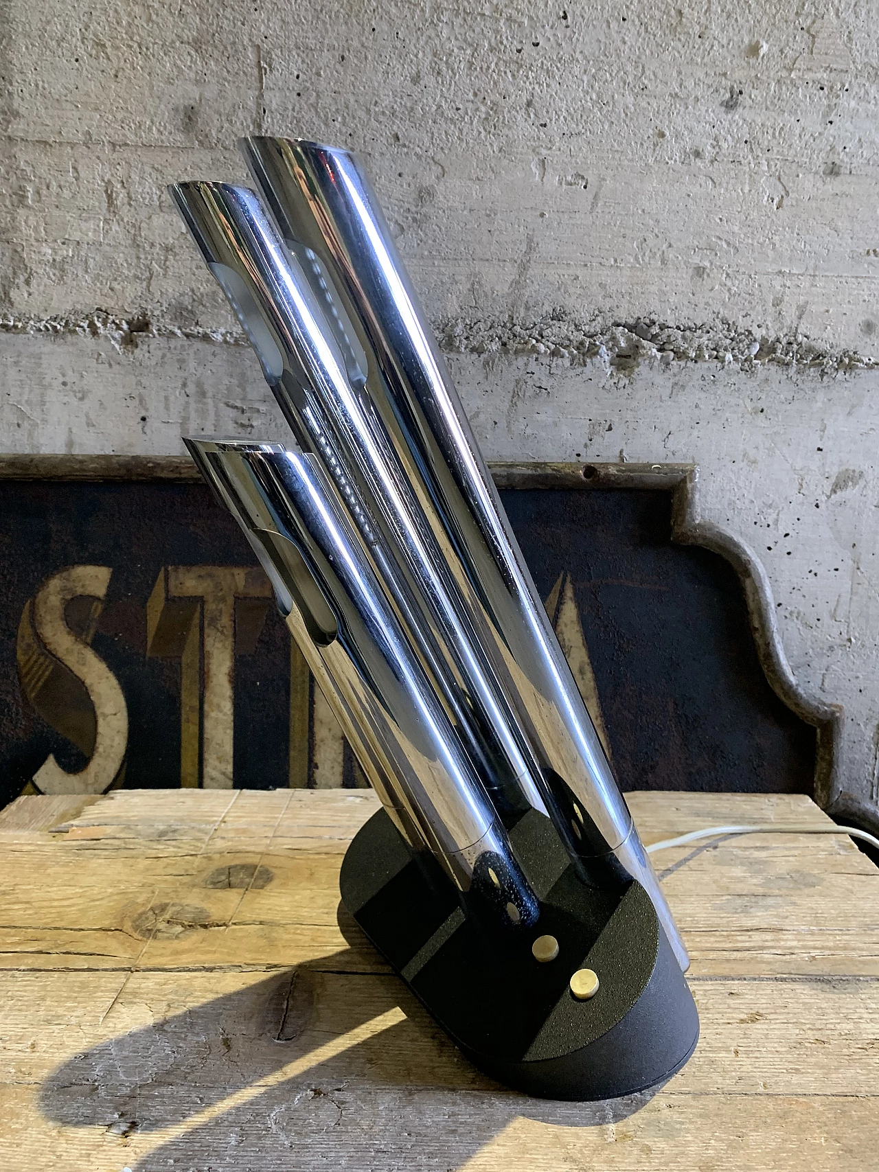 Lampada da tavolo Space Age di Mario Faggian per Luci, anni '70 4