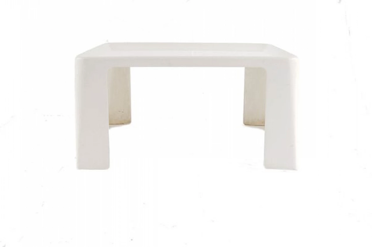 Amanta white coffee table by Mario Bellini from C&B Italia, 1960s 1