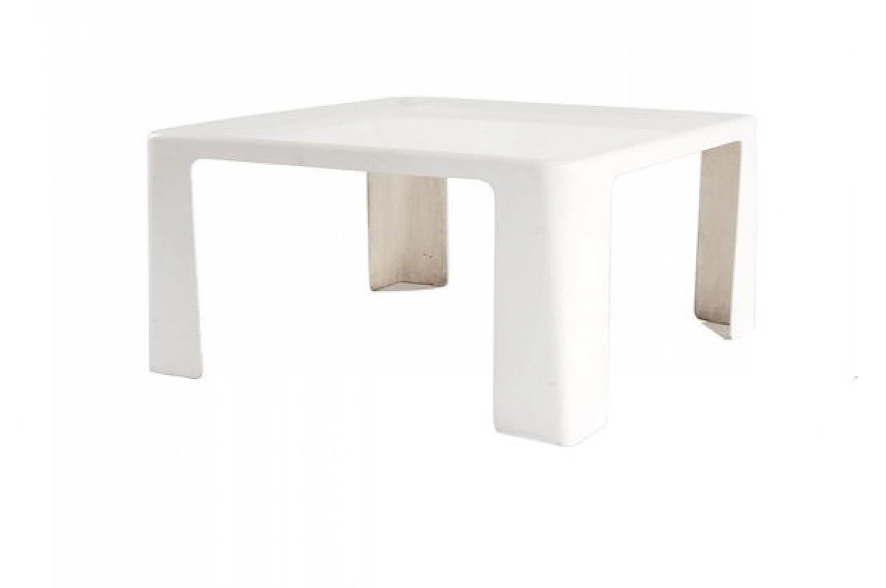Amanta white coffee table by Mario Bellini from C&B Italia, 1960s 5