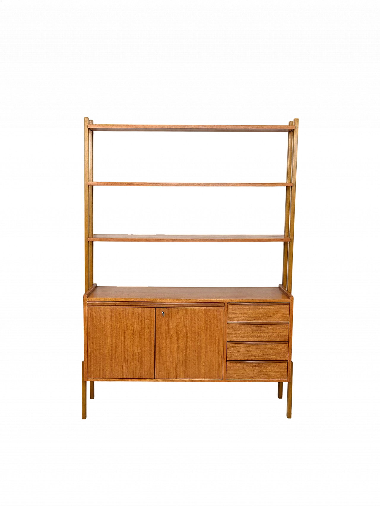 Libreria con scrittoio estraibile, anni '60 15