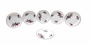 6 Ceramic dinner plates by Guido Andlovitz for Laveno, 1930s
